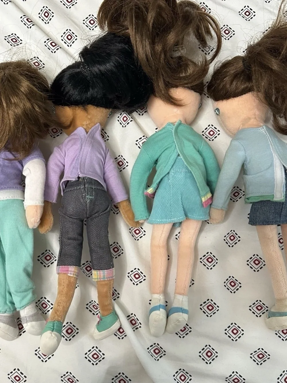 Ty Girlz Plush Dolls Poseable Retired Y2k 2000 style Kids Teens vintage Used Toy
